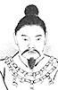 Portrait de Oho Yamato Nekohiko Futoni no Mikoto