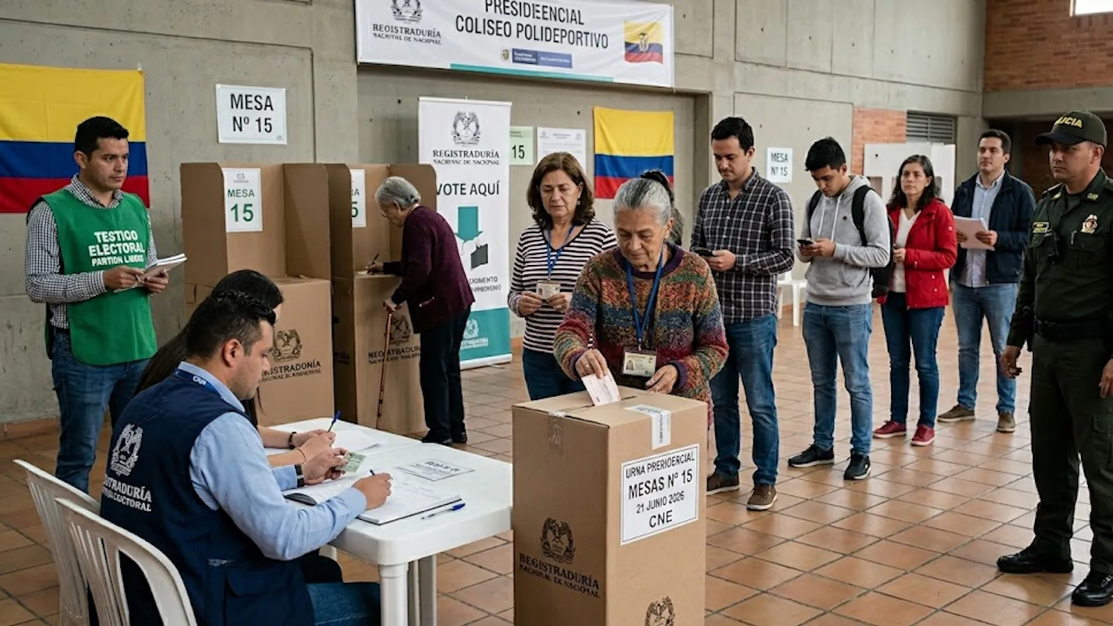 COLOMBIE - PRESIDENTIELLE 21/06