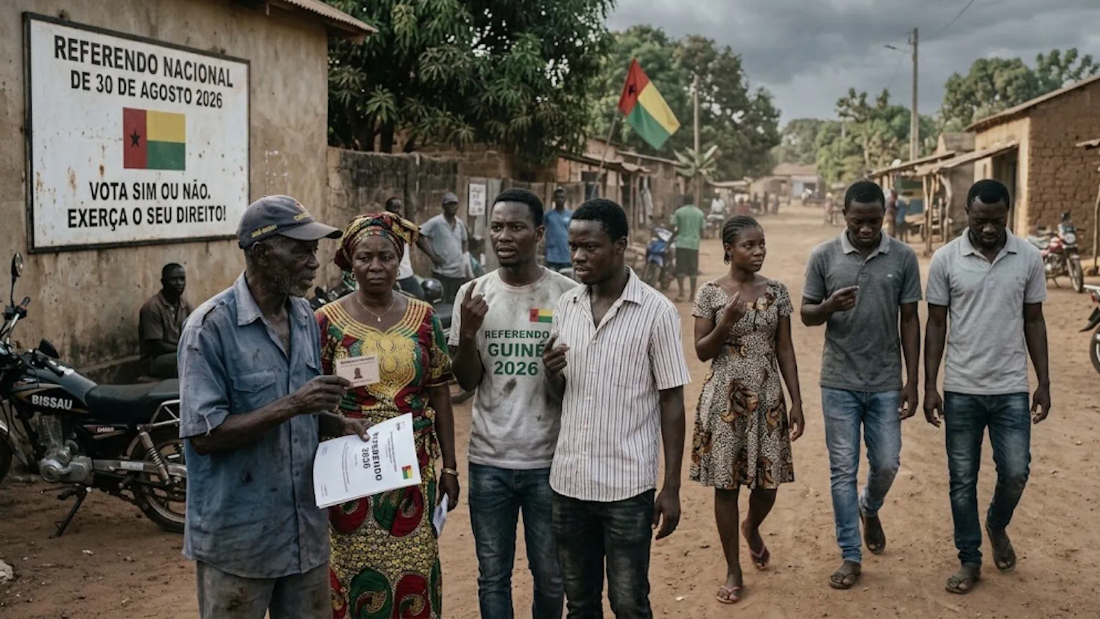 GUINEE BISSAU - JOUR DE VOTE