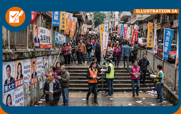 HONG KONG - LEGISLATIVES DU 7 DECEMBRE