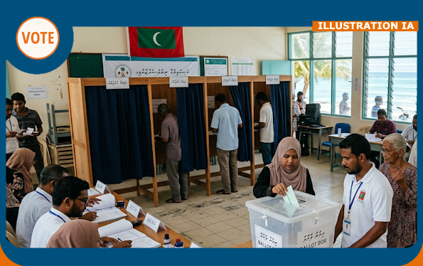 MALDIVES - REFERENDUM 4 AVRIL